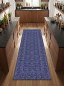Royal Garden Blue Floral Rug
