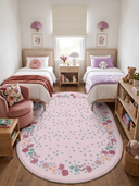Meadow Stroll Daisy Kids Room Rug