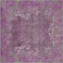 Spring Distressed Purple Modern Rug