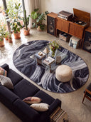 Ancient Juniper Anthracite Modern Rug