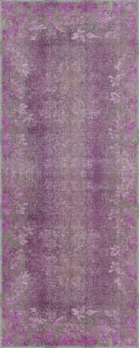 Spring Distressed Purple Modern Rug