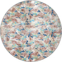 Butterfly Traces Beige Animal Print Modern Rug