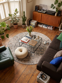 Classic Trace Beige Vintage Rug