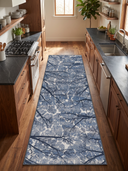 Sky Dome Blue Modern Rug