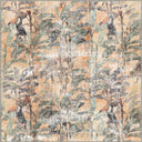 Tropical Garden Yellow Animal Print Rug