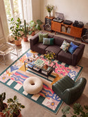 Harmony Multicolor Geometric Rug