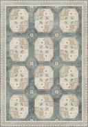 Bohem tarzda, canlı renklerle işlenmiş Buhura kilim desenli halı. Etnik motifleriyle modern dekorasyona uyum sağlar.