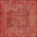 Spring Distressed Red Modern Rug