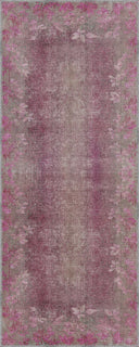 Spring Distressed Dusty Rose Modern Rug