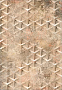 Structure Beige Geometric Rug