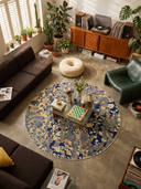 Lichen Yellow Modern Rug