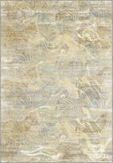 Serap Yellow Abstract Rug