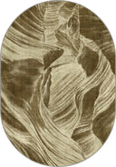 Layers Yellow Modern Rug