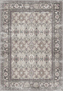 Memoir Gray Classic Bordered Rug