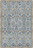 Shemse Blue Classic Bordered Rug