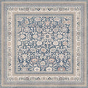 Night Afshani Blue Classic Bordered Rug