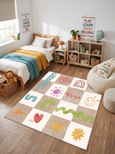 Colorful Dreams Kids Room Rug