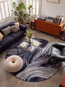 Ancient Juniper Anthracite Modern Rug