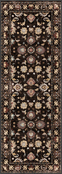 Sultan's Garden Black Classic Bordered Rug
