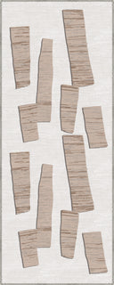 Haddeden Cream Geometric Rug