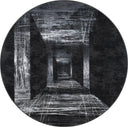 Perspective Black Modern Rug