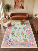 Cyan Green Classic Rug