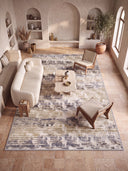 Dune Cream Beige Modern Rug