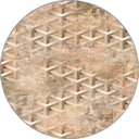 Structure Beige Geometric Rug