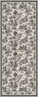 Pastoral Tales Cream Bohemian Rug