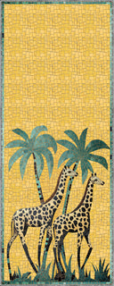 Giraffe Garden Animal Print Rug