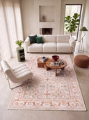 Palace Garden Cream Classic Bordered Rug