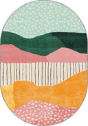 Hills Multicolor Modern Rug