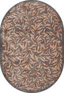 Leaves Dance Patterned Rug