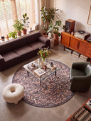 Leaves Dance Patterned Rug
