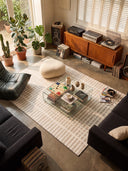 Pattern Cream Modern Rug