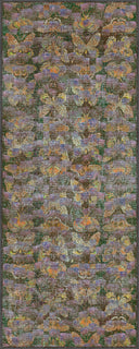 Monark Brown Animal Print Modern Rug