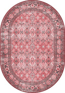 Memoir Fuchsia Classic Bordered Rug