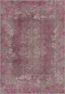Spring Distressed Dusty Rose Modern Rug