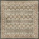 Classic Persian Brown Bordered Rug