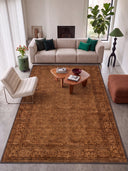 Tale Brown Classic Bordered Rug