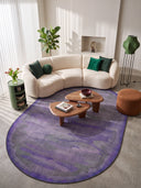 Misty Desert Purple Modern Rug