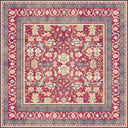 Fuchsia Garden Classic Bordered Rug