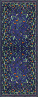 Night Garden Navy Floral Rug