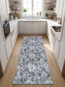 Palm Flower Patterned Rug