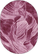 Layers Pink Modern Rug