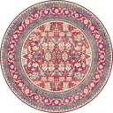 Fuchsia Garden Classic Bordered Rug