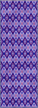 Ikat Purple Kilim Rug
