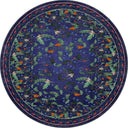 Night Garden Navy Floral Rug