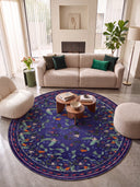 Night Garden Navy Floral Rug