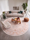 Palace Garden Cream Classic Bordered Rug